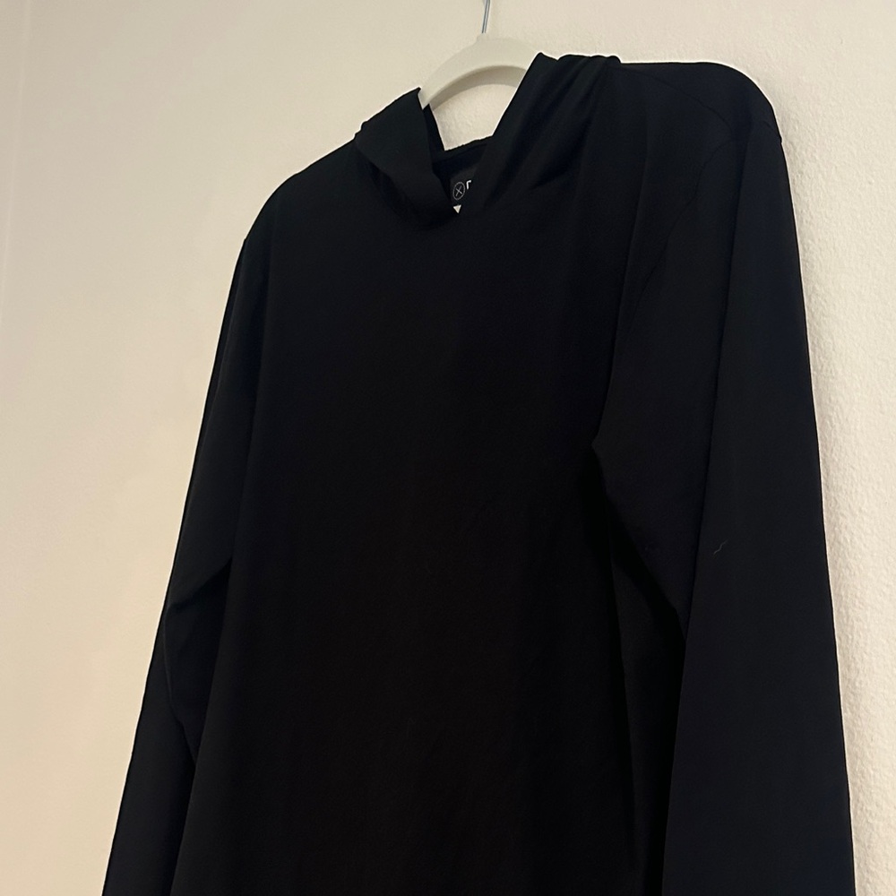 CUTS Black Long Sleeve Hooded Shirt Large - Picture 3 of 5